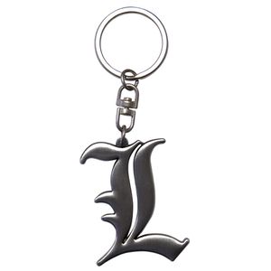 [Death Note: 3D Keychain: L Symbol  (Product Image)]