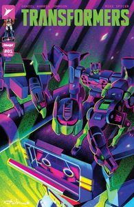 [Transformers #1 (Flaviano Forbidden Planet Exclusive Card Stock Variant) (Product Image)]