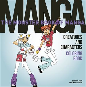 [The Monster Book Of Manga: Creatures & Characters Coloring Book (Product Image)]