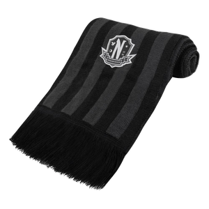 [Wednesday: Scarf: Nevermore Academy (Black) (Product Image)]