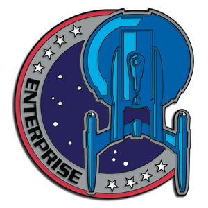 [Star Trek: Enterprise: Enamel Pin Badge: Uniform Patch (Product Image)]