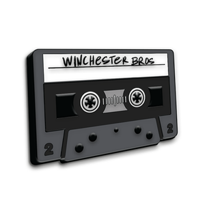 [Supernatural: Enamel Pin Badge: Winchester Bros Tape (Product Image)]
