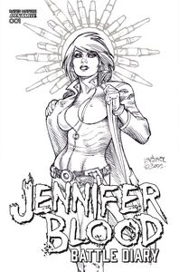 [Jennifer Blood: Battle Diary #1 (Cover E Linsner Line Art Variant) (Product Image)]