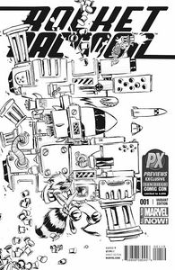 [Rocket Raccoon #1 (SDCC 2014 Skottie Young B&W Variant) (Product Image)]
