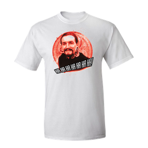 [Doctor Who: T-Shirt: The Master Hahaha (Product Image)]