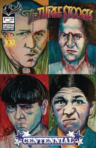 [Three Stooges: Centennial #1 (Cover D Pagna Painting) (Product Image)]
