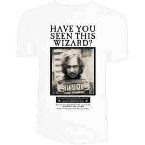 [Harry Potter: T-Shirt: Sirius Black Wanted Poster (Product Image)]