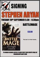 [Stephen Aryan Signing Battlemage (Product Image)]