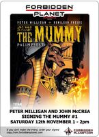 [Peter Milligan and John McCrea Signing The Mummy #1 (Product Image)]