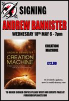 [Andrew Bannister Signing Creation Machine (Product Image)]