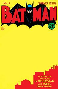 [Batman #1 (Facsimile Edition: Cover C Blank Variant) (Product Image)]