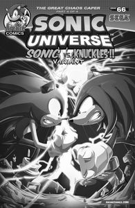[Sonic Universe #66 (Knuckles Vs Sonic Variant Cover) (Product Image)]