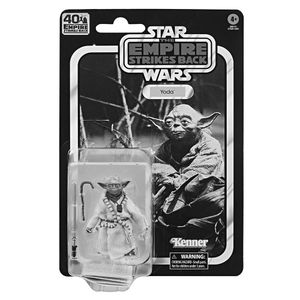 [Star Wars: The Empire Strikes Back: 40th Anniversary Black Series Action Figure: Yoda (Product Image)]
