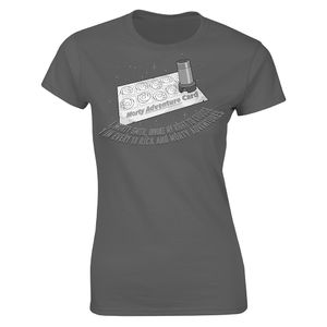 [Rick & Morty: Women's Fit T-Shirt: Morty's Adventure Card (Product Image)]