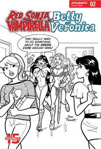 [Red Sonja & Vampirella Meet Betty Veronica #2 (Parent Black & White Variant) (Product Image)]