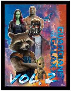 [Guardians Of The Galaxy Vol. 2: Framed Print: The Guardians (Product Image)]