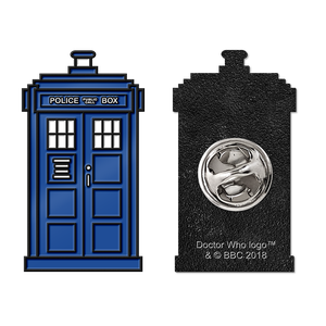 [Doctor Who: Flashback Collection: Enamel Pin Badge: Fifth Doctor's TARDIS (Product Image)]