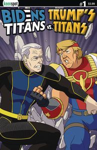 [Biden's Titans Vs. Trump's Titans #1 (Cover B Joe Vs. Donald) (Product Image)]