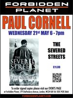 [Paul Cornell Signing The Severed Streets (Product Image)]